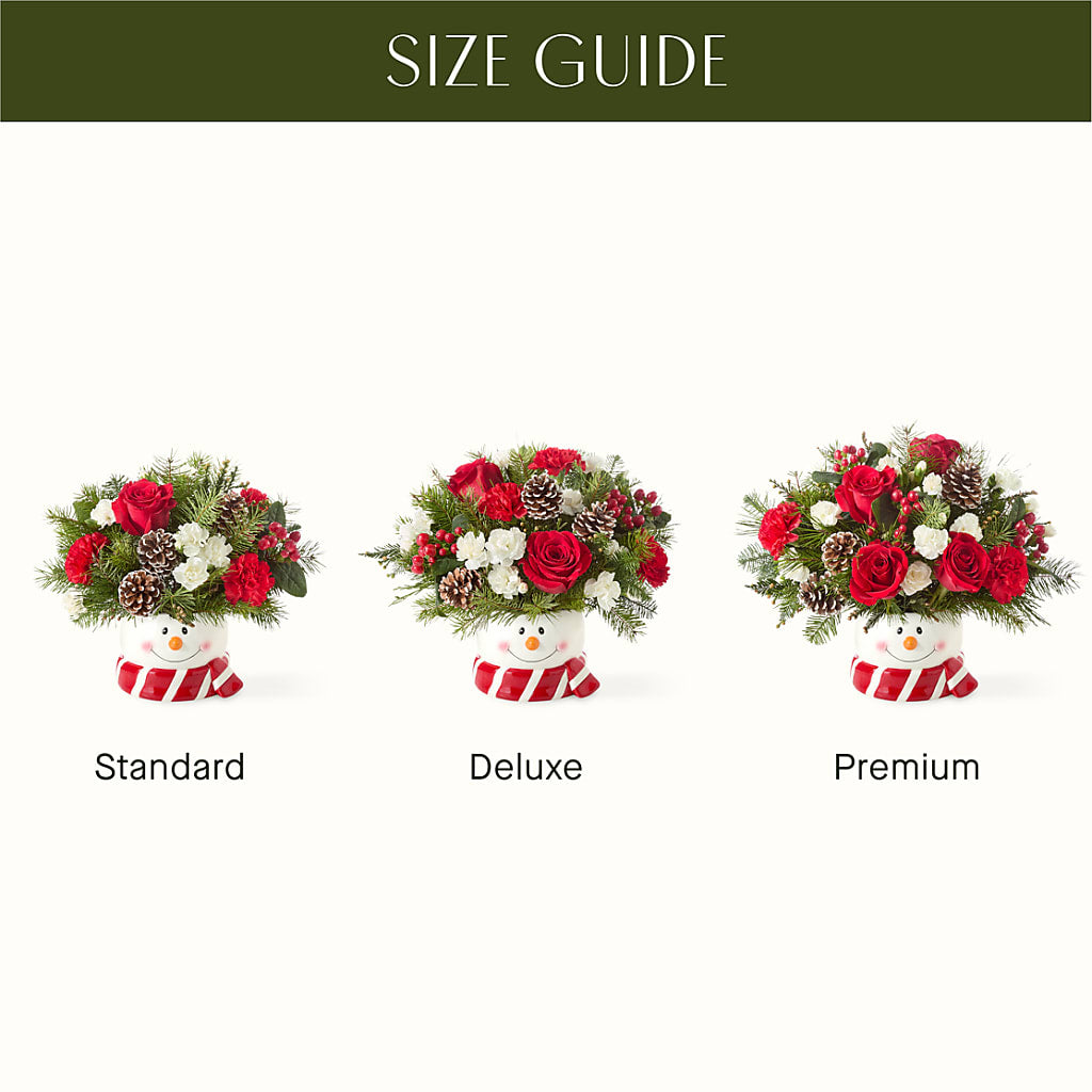 Jolly Snowman Bouquet – Sweet Flowers, High Point NC