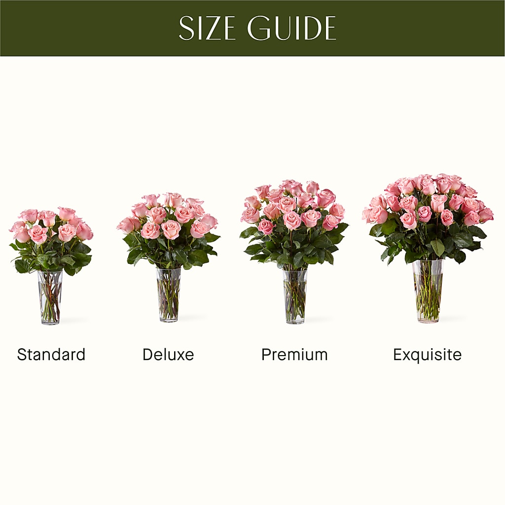 Long Stem Pink Rose Bouquet – Sweet Flowers, High Point NC
