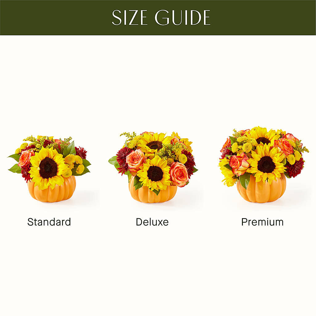 Golden Gourd Pumpkin Bouquet – Sweet Flowers, High Point NC