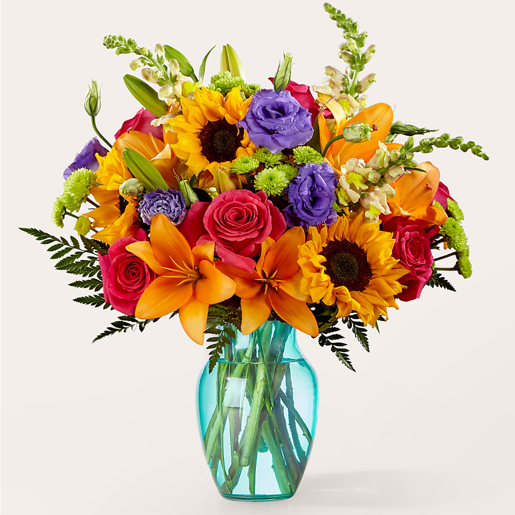 Double Rainbow Bouquet – Sweet Flowers, High Point NC