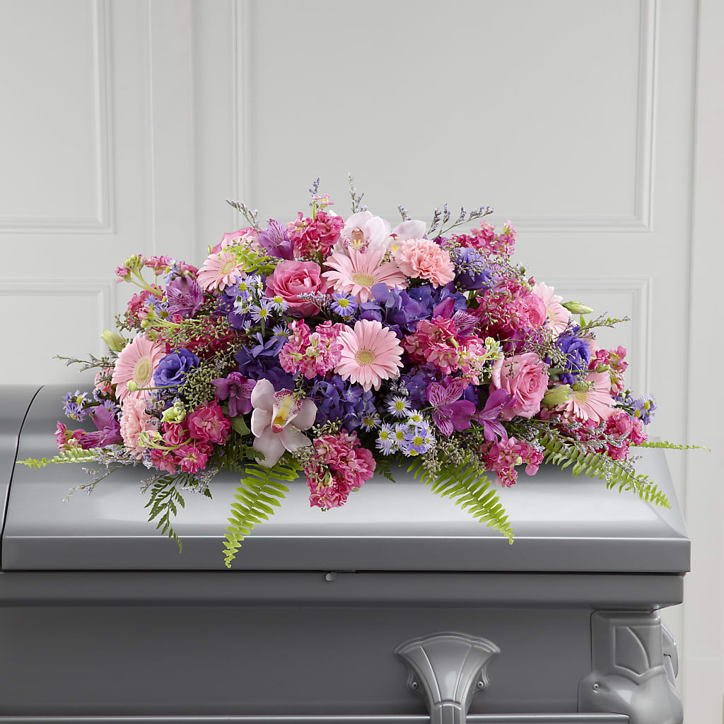 Glorious Garden Casket Spray – Sweet Flowers, High Point NC