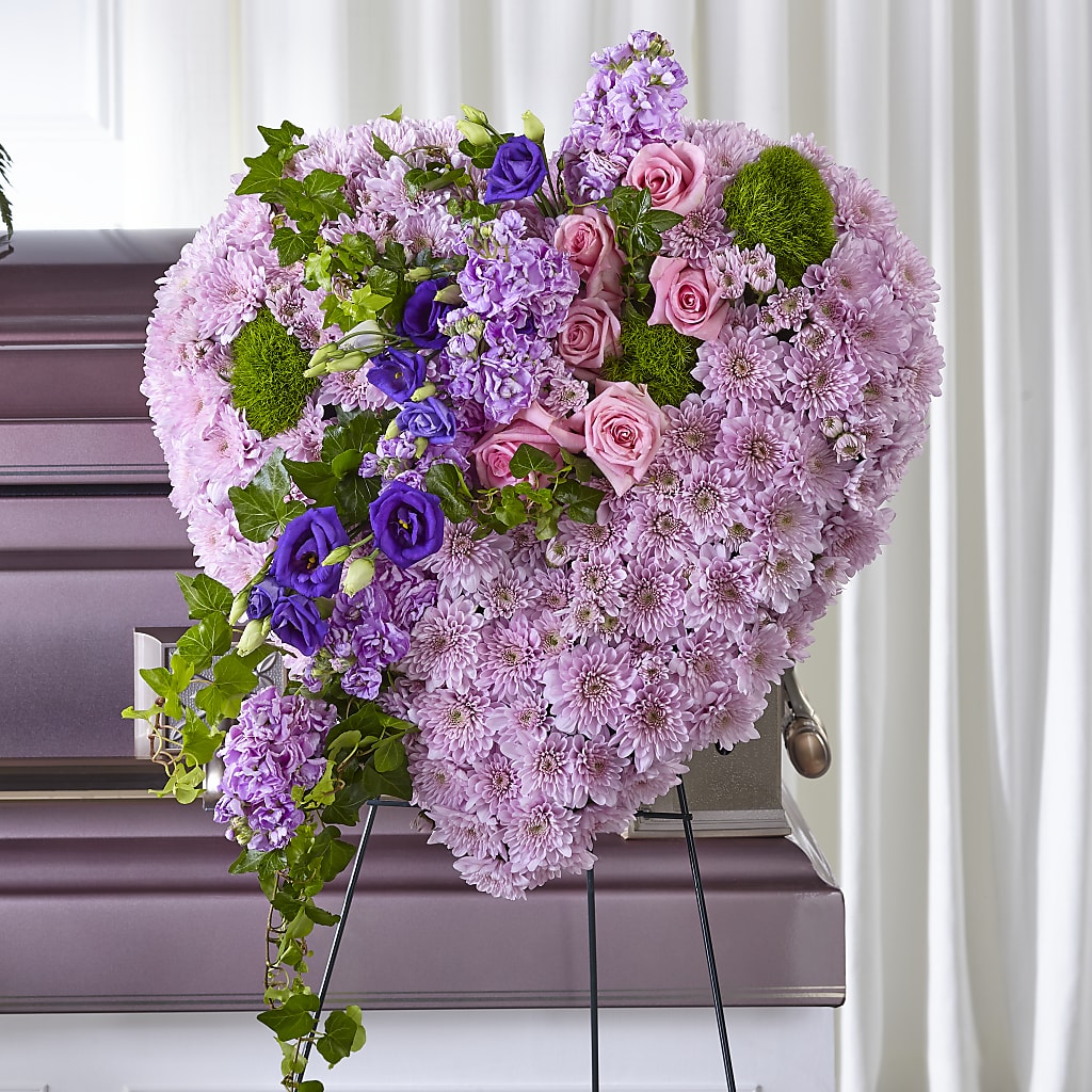 Treasured Love Standing Heart – Sweet Flowers, High Point NC