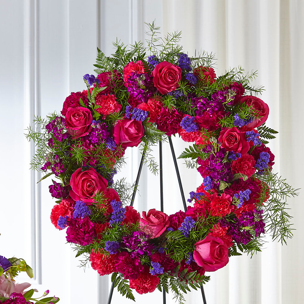 Calming Colors Wreath – Sweet Flowers, High Point NC
