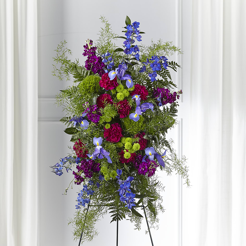Heavenly Skies Standing Spray – Sweet Flowers, High Point NC