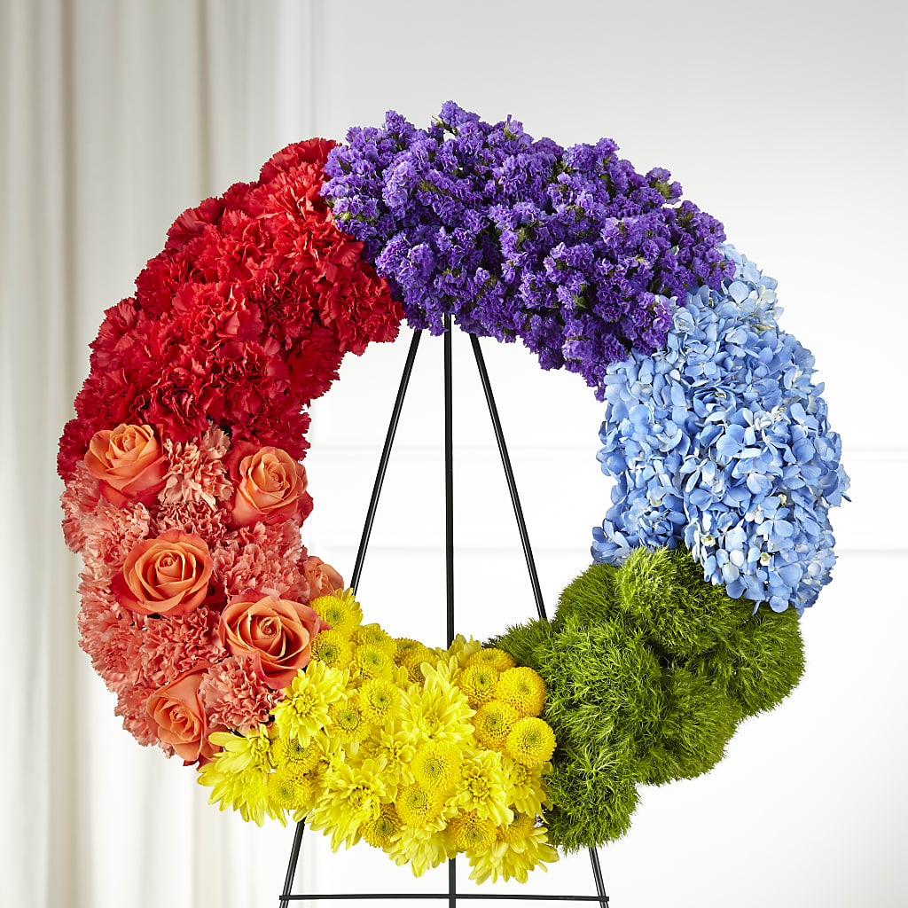 Circle of Love Wreath – Sweet Flowers, High Point NC