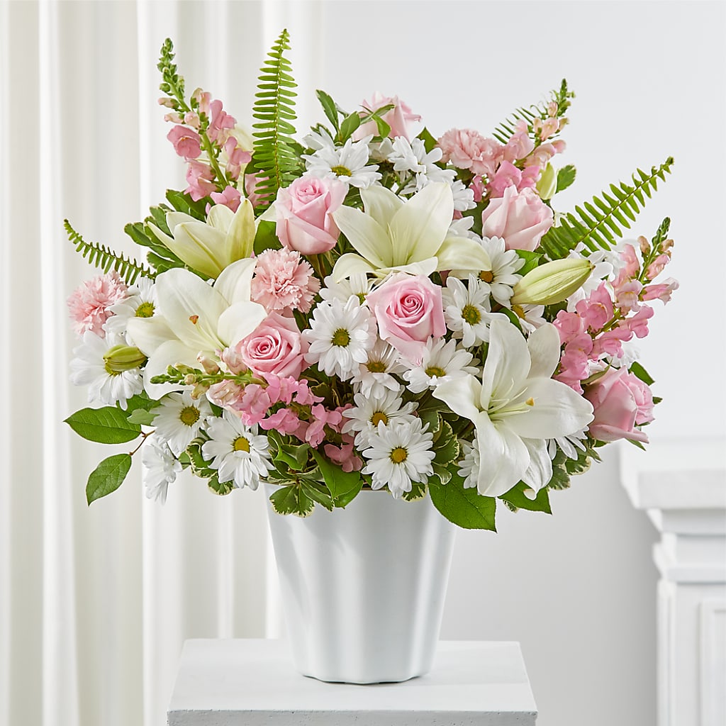 Soft Touch Tabletop Basket – Sweet Flowers, High Point NC