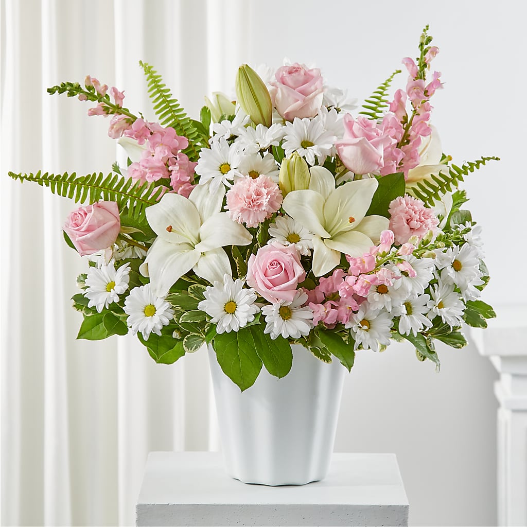 Soft Touch Tabletop Basket – Sweet Flowers, High Point NC