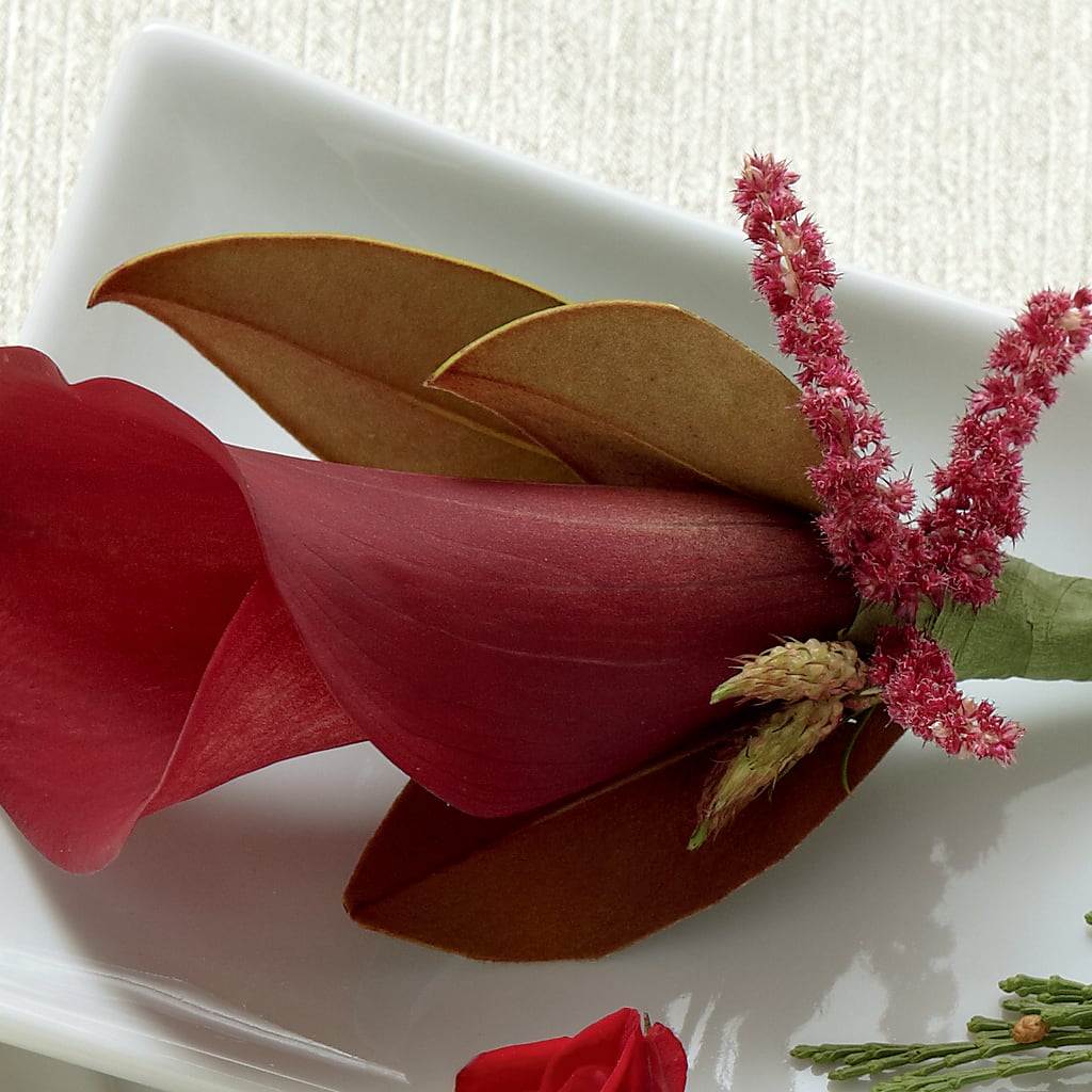Red Calla Boutonniere – Sweet Flowers, High Point NC