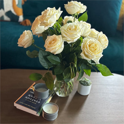 Long Stem Yellow Rose Bouquet –  Sweet Flowers, High Point NC