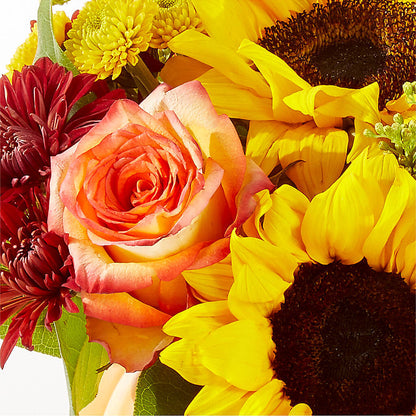Golden Gourd Pumpkin Bouquet –  Sweet Flowers, High Point NC