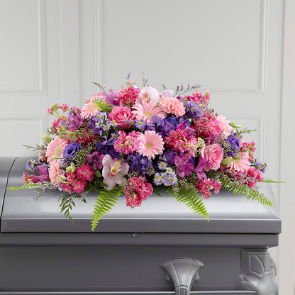Glorious Garden Casket Spray –  Sweet Flowers, High Point NC