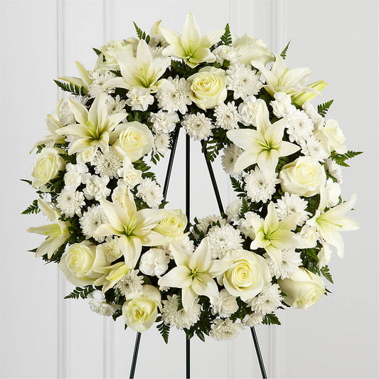 Treasured Tribute Wreath –  Sweet Flowers, High Point NC