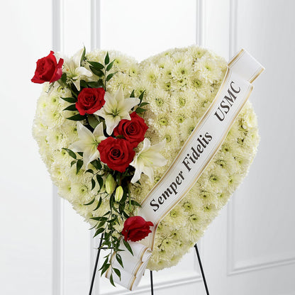 Heartfelt Hero Standing Heart –  Sweet Flowers, High Point NC