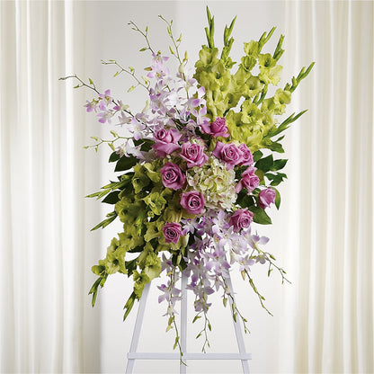 Lasting Legacy Standing Spray –  Sweet Flowers, High Point NC