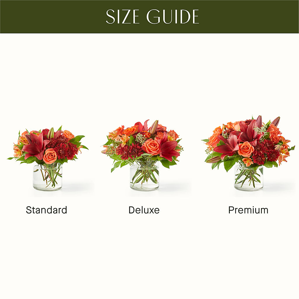 Crimson Leaves Bouquet –  Sweet Flowers, High Point NC