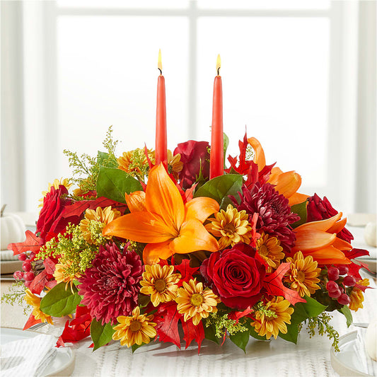Autumn's Embrace Centerpiece –  Sweet Flowers, High Point NC