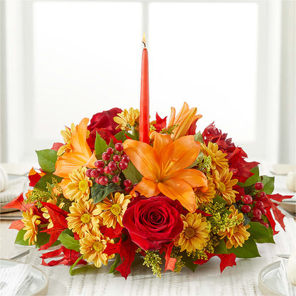 Autumn's Embrace Centerpiece –  Sweet Flowers, High Point NC