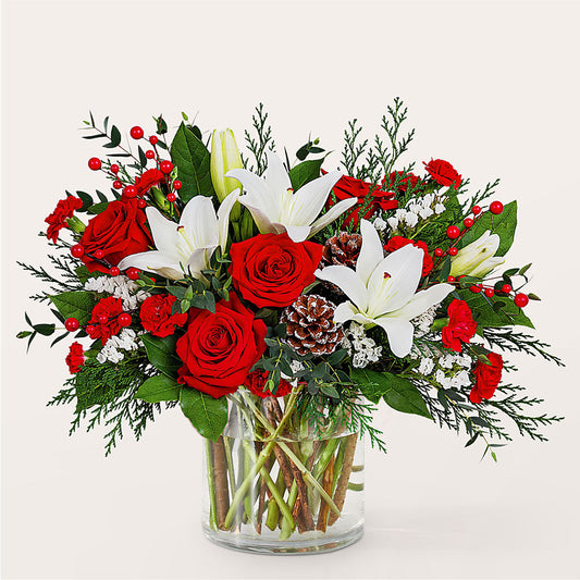 Best in Snow Bouquet –  Sweet Flowers, High Point NC