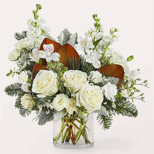 Fresh Snowfall Bouquet –  Sweet Flowers, High Point NC
